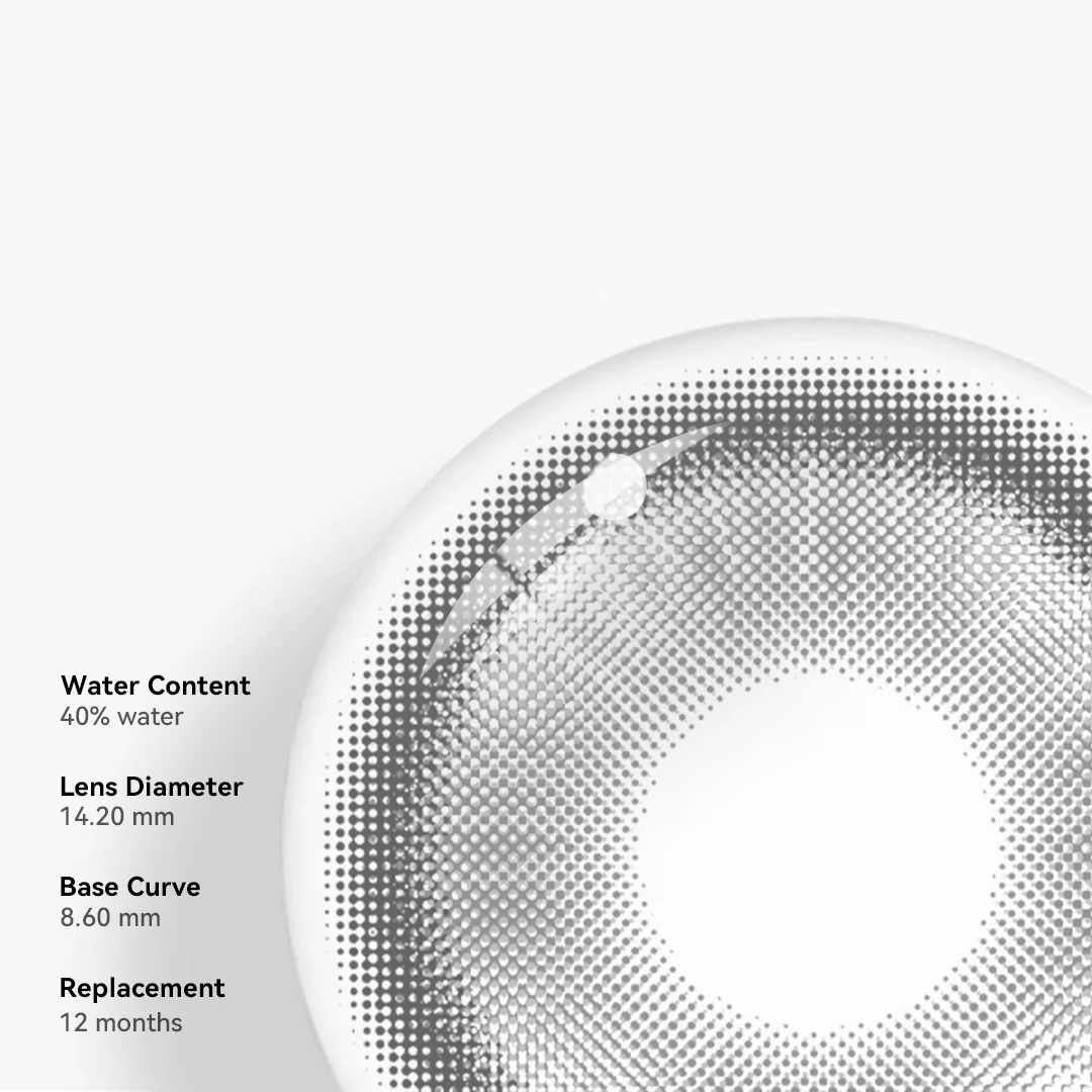 Cosplay Fairy Gray Colored Contact Lenses