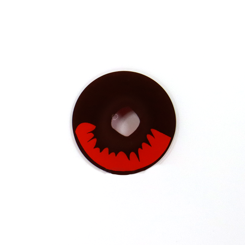 Cosplay KamadoTanjirou Red Colored Contact Lenses