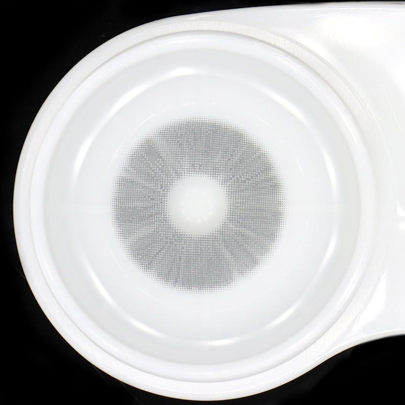 Clover Grey Prescription Colored Contact Lenses