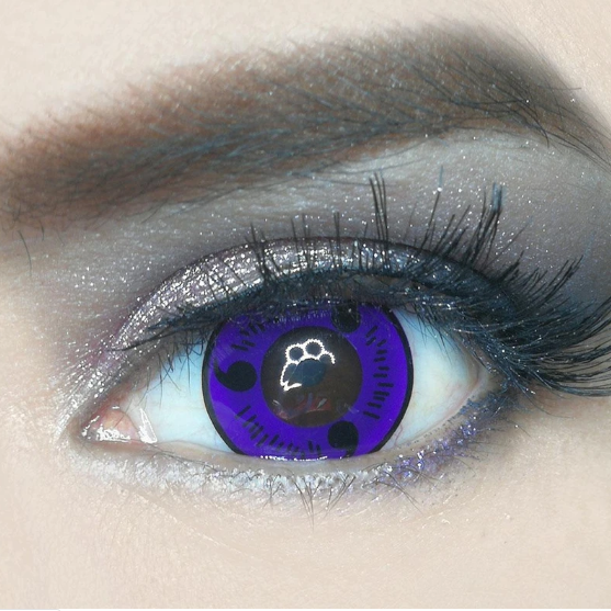 Cosplay Sasuke Uchiha Purple Colored Contact Lenses
