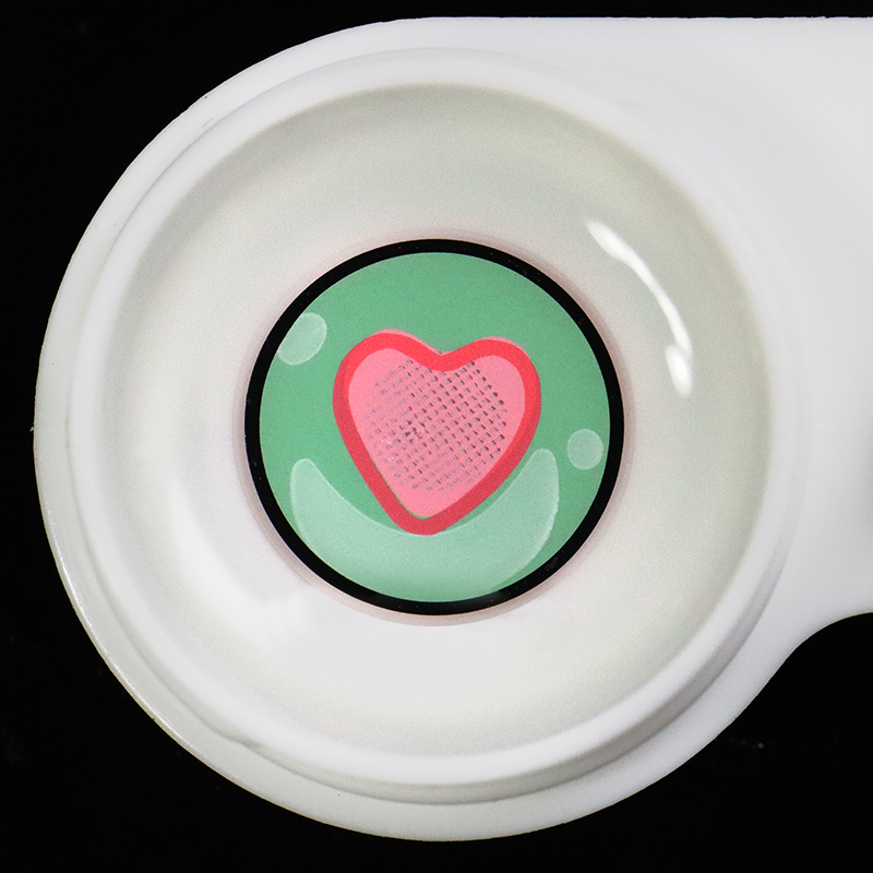 Cosplay Puppet Green Colored Contact Lenses