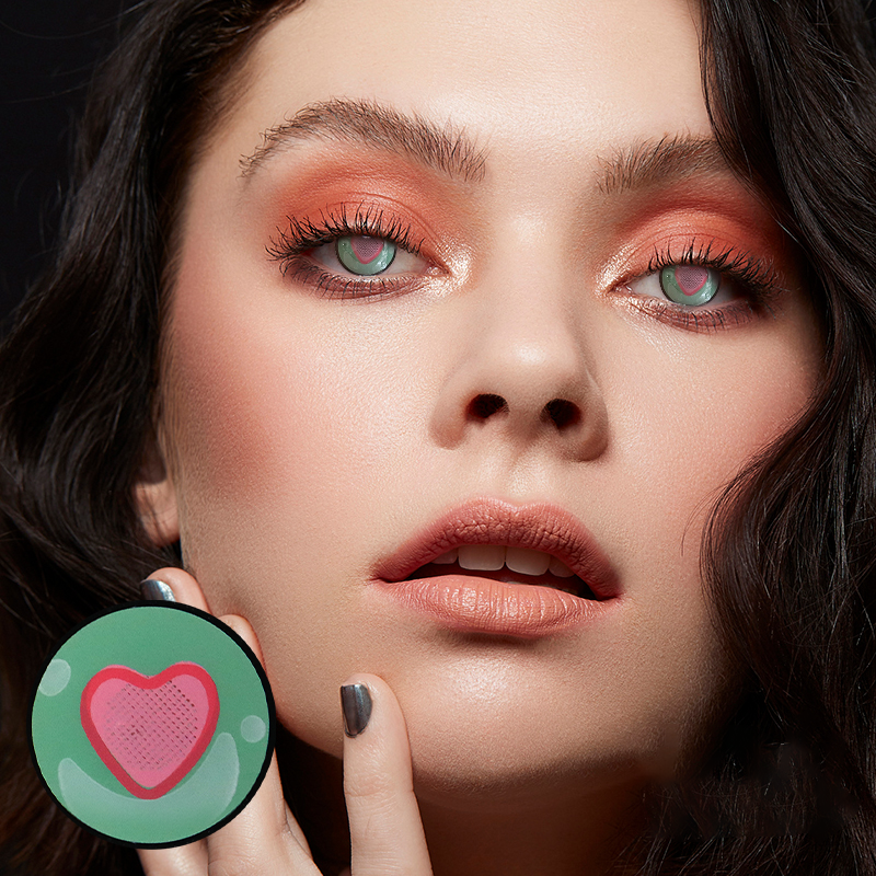 Cosplay Puppet Green Colored Contact Lenses