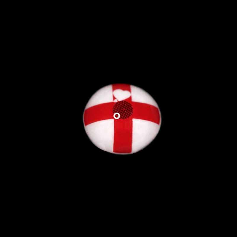 Cosplay Red cross Colored Contact Lenses