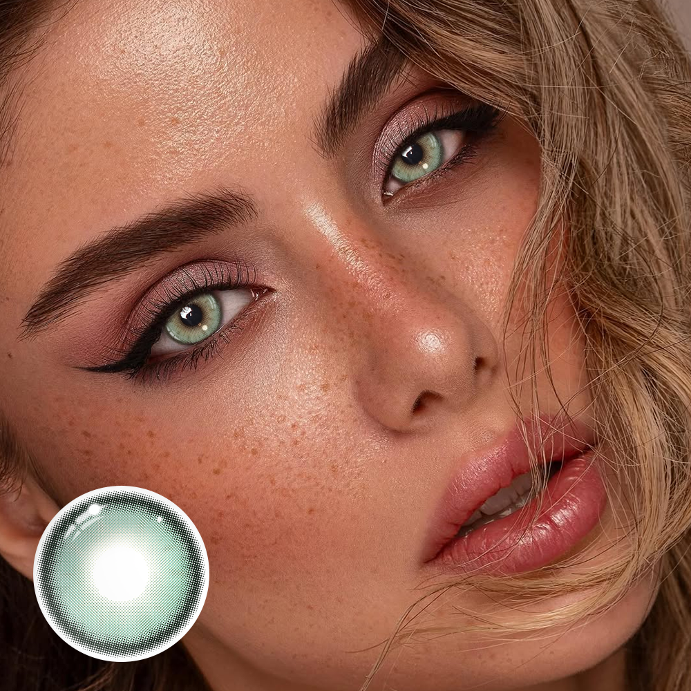 Halo Dark Green Prescription Colored Contact Lenses