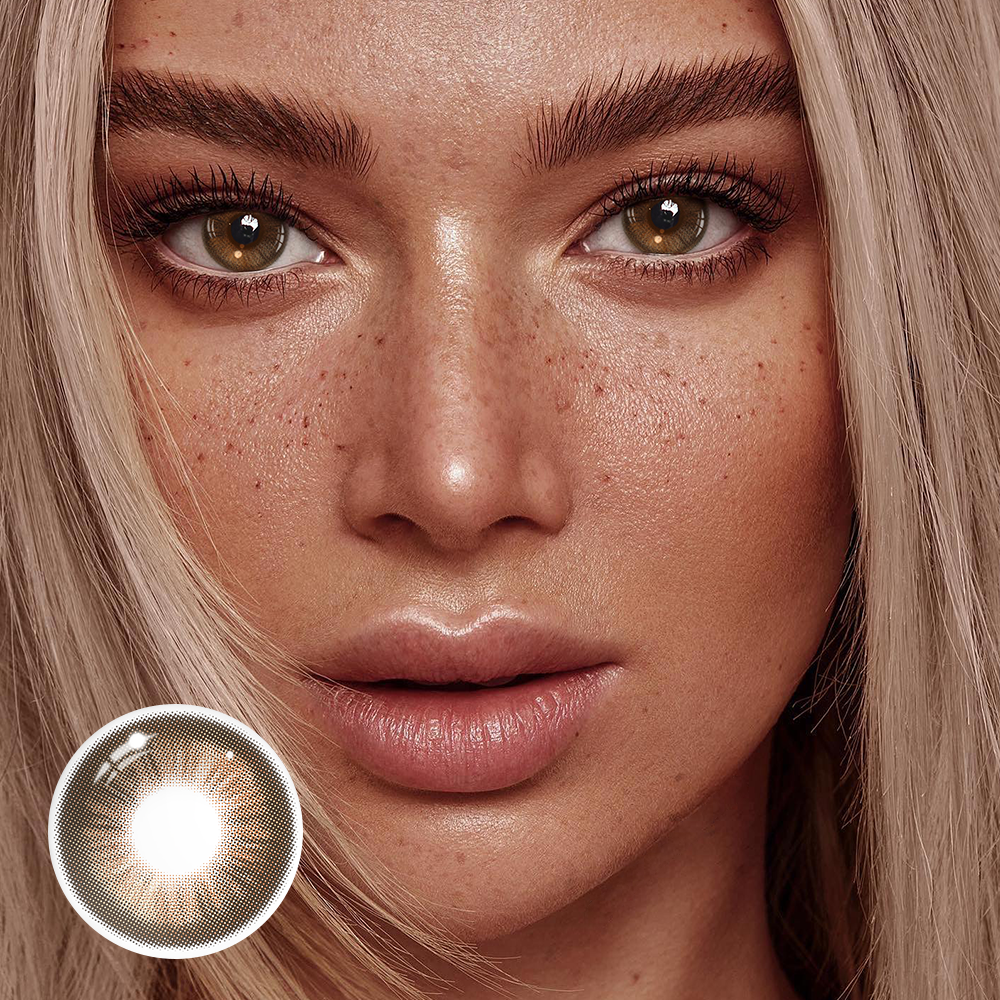 Americano Brown Prescription Colored Contact Lenses