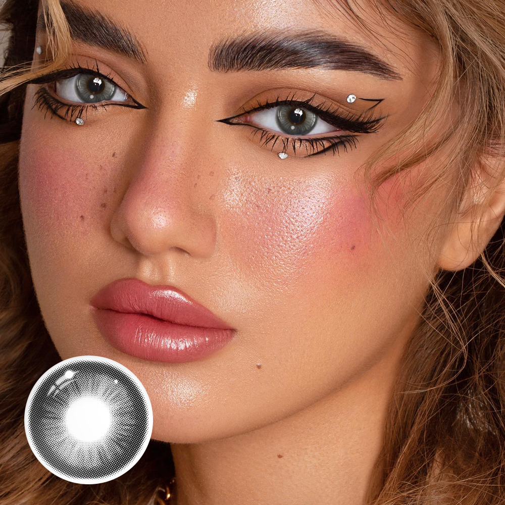 Americano Gray Prescription Colored Contact Lenses