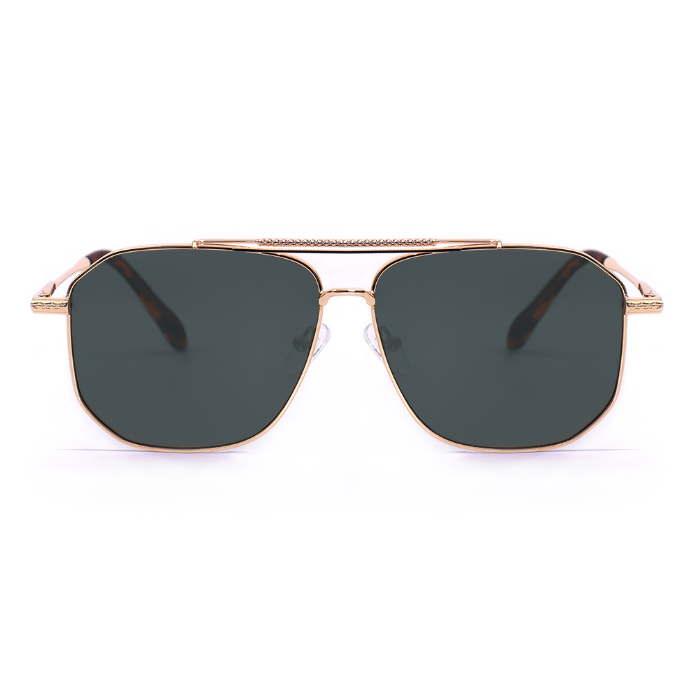 Gabriella Aviators Gray Sunglasses