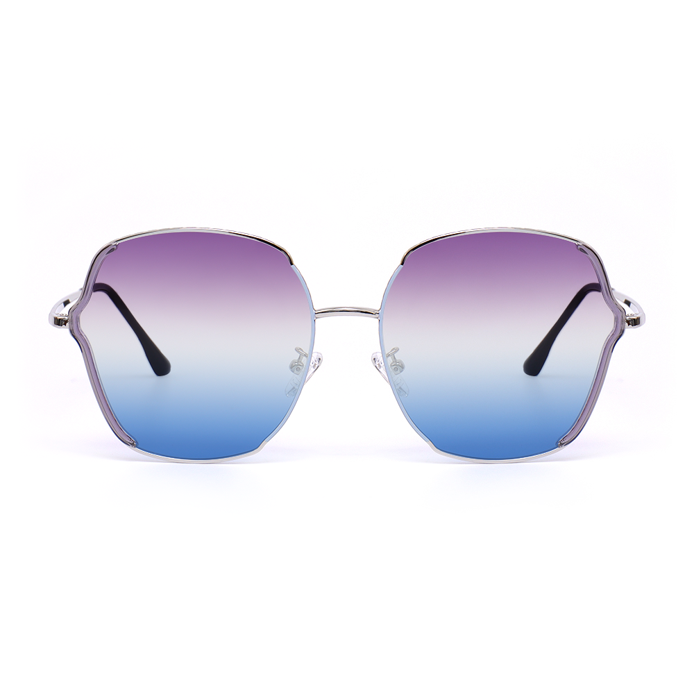 Aurea Oversized Purple Sunglasses