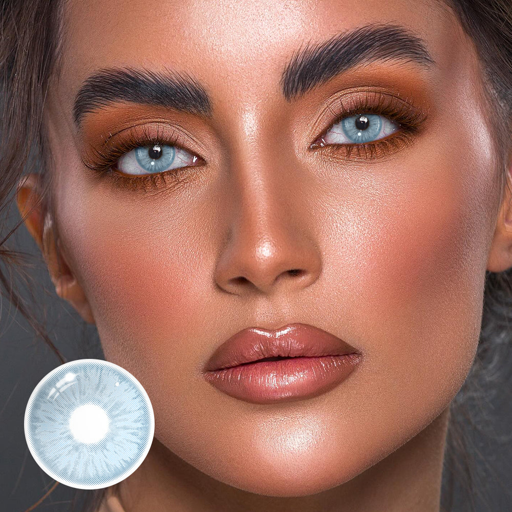 Mule Blue Colored Contact Lenses