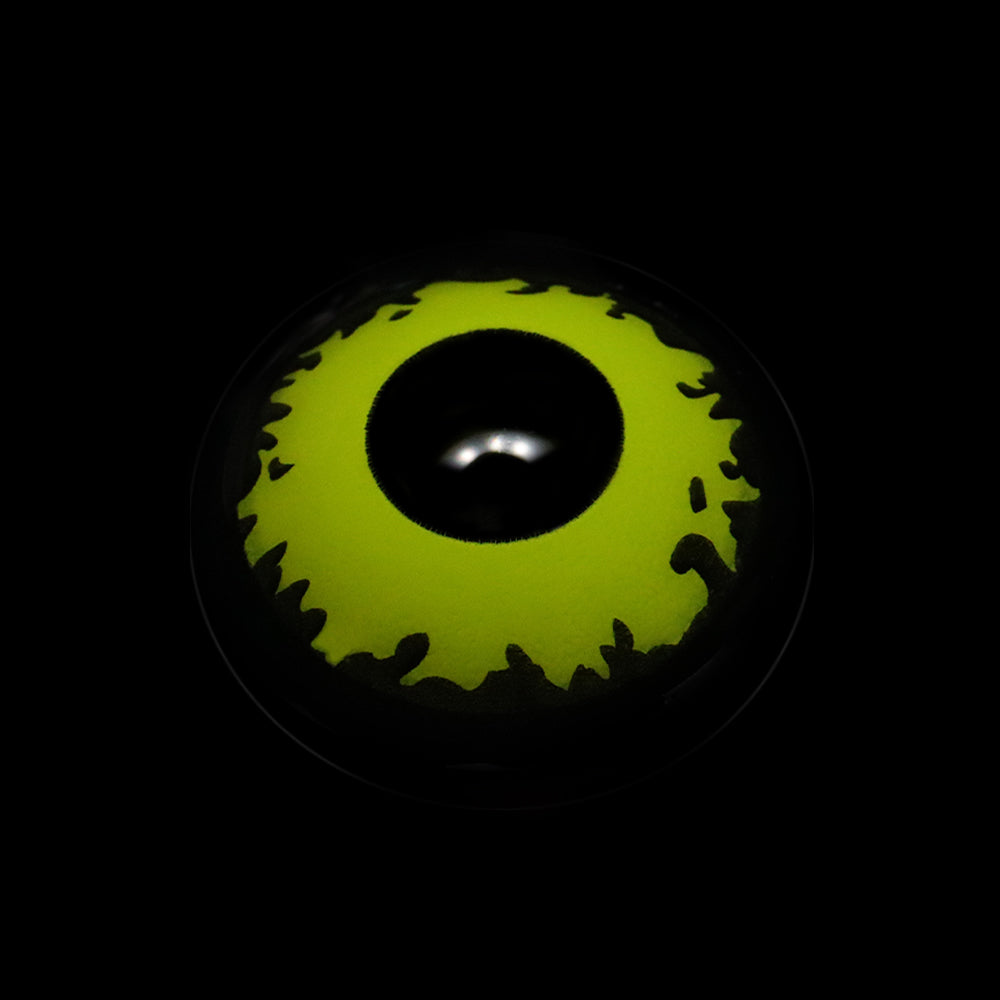 Cosplay Demonlord Mammon Yellow Colored Contact Lenses