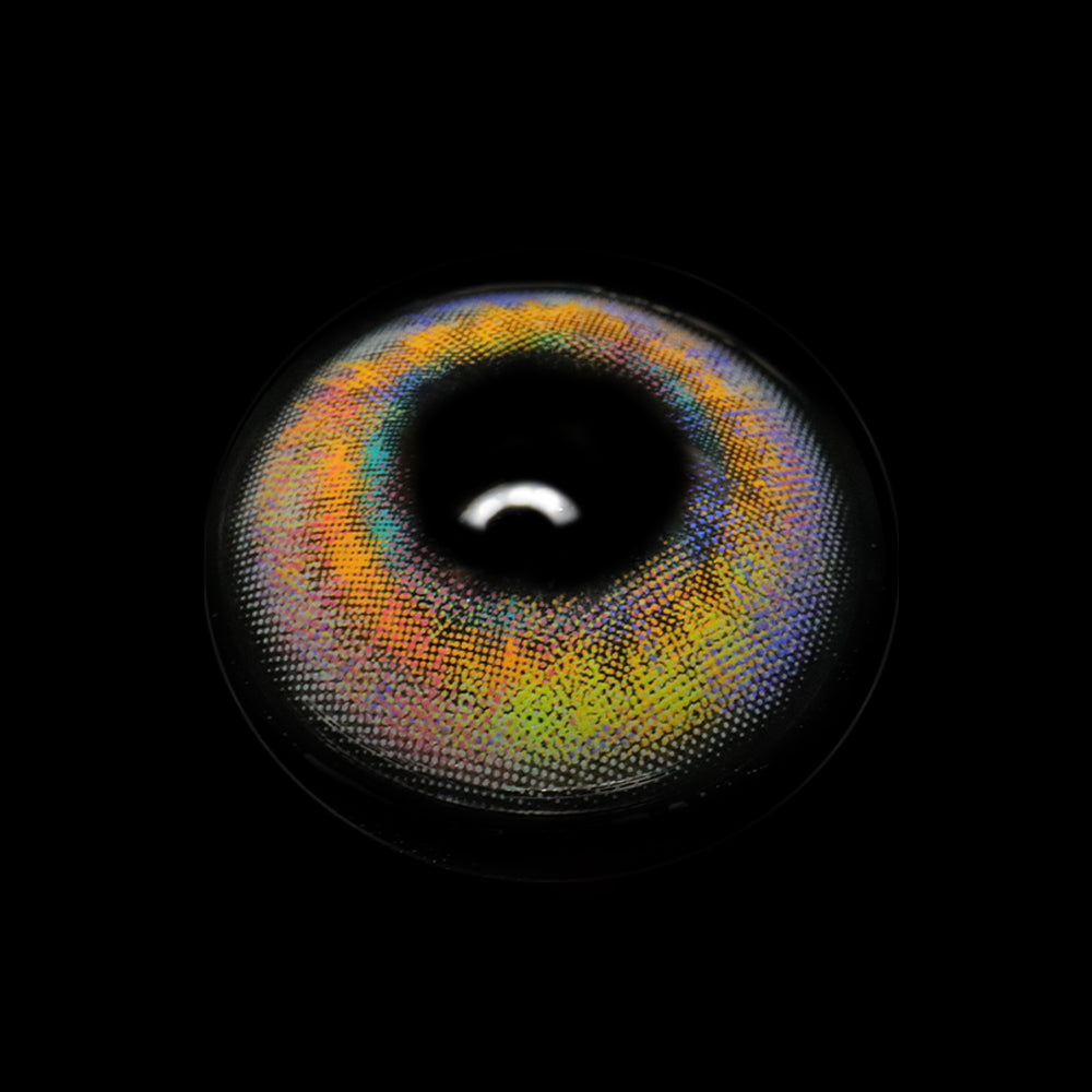 Cosplay Rio Yellow Prescription Colored Contact Lenses