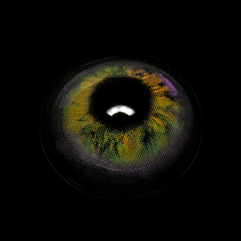 Larimar Yellow Colored Contact Lenses