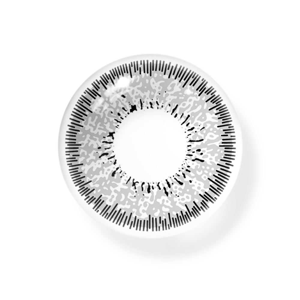 Cosplay Succubus Gray Colored Contact Lenses