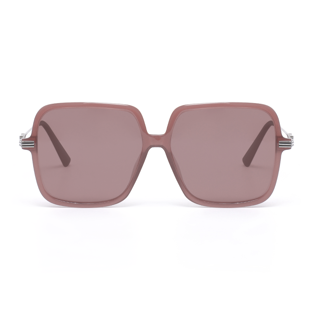 Alexandra Geometric Pink Sunglasses