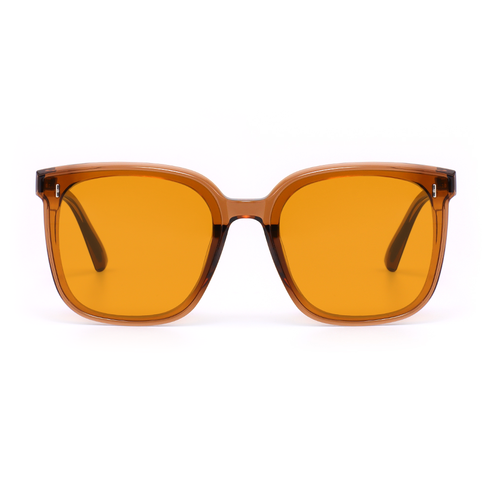 Anita Oversized Orange Sunglasses