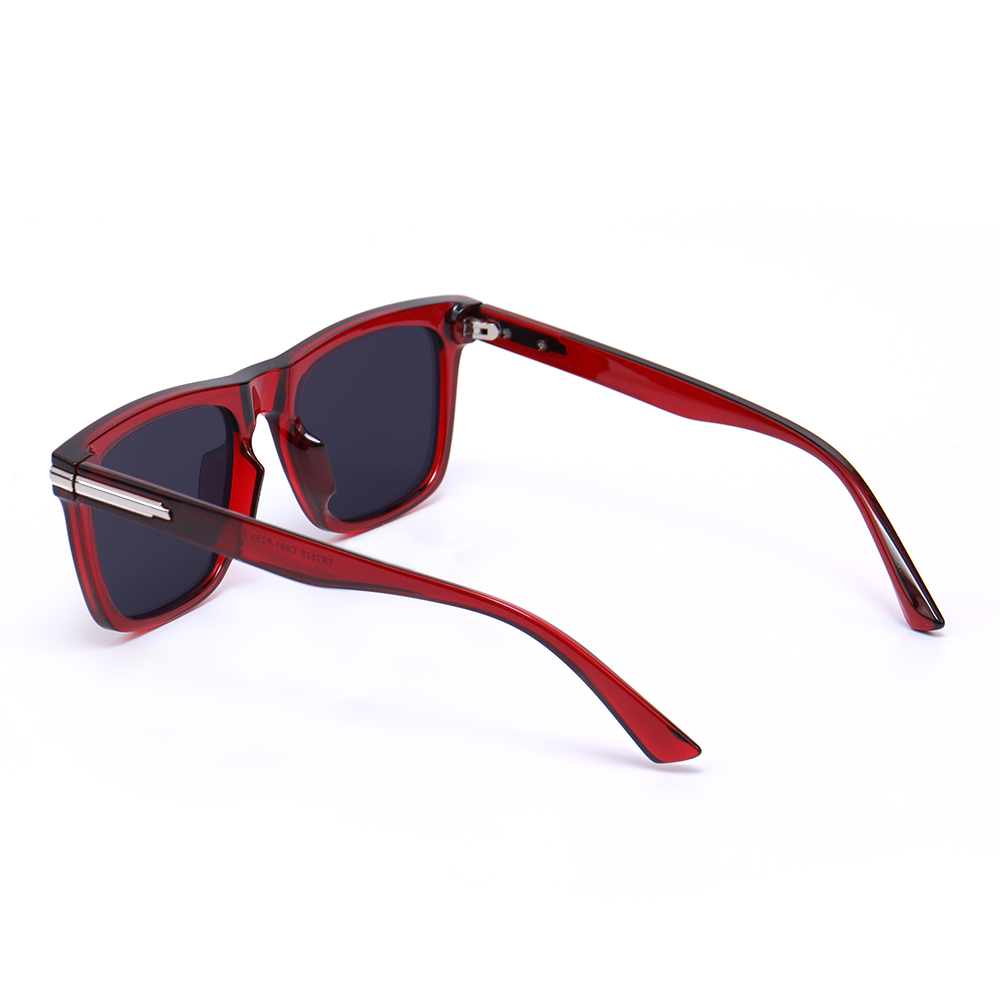 Amara Retro Square Red Sunglasses
