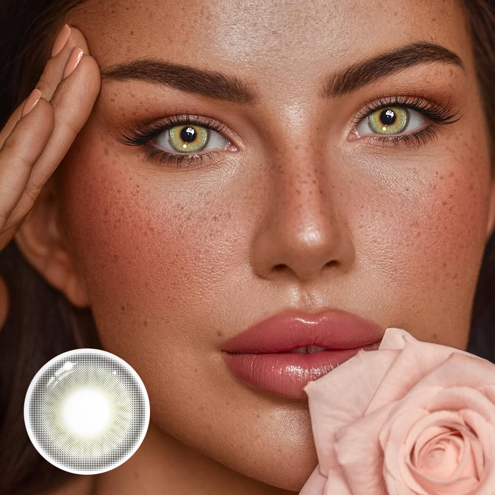 Himalaya Light Green Prescription Colored Contact Lenses