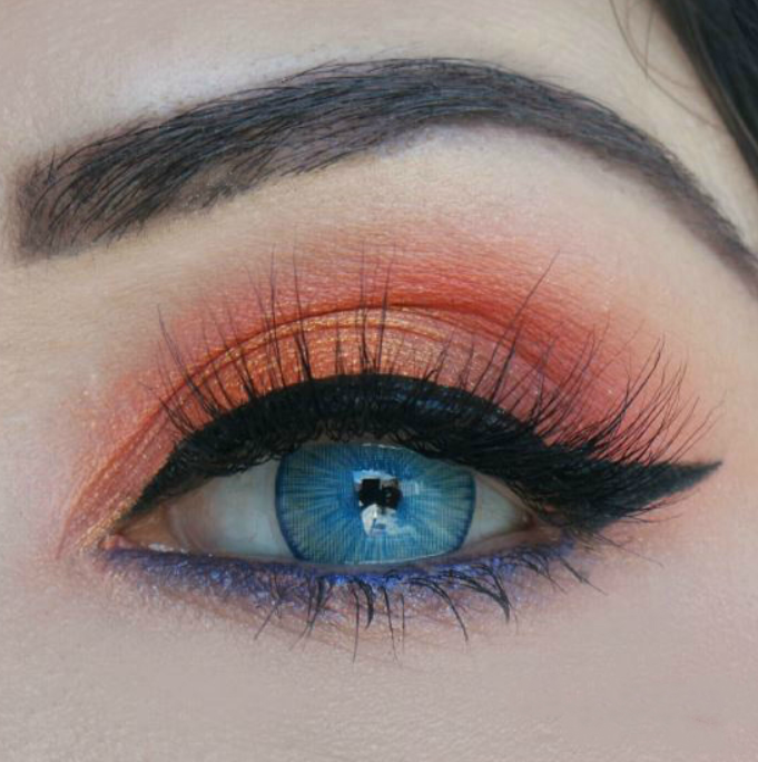 New York Blue Prescription Colored Contact Lenses