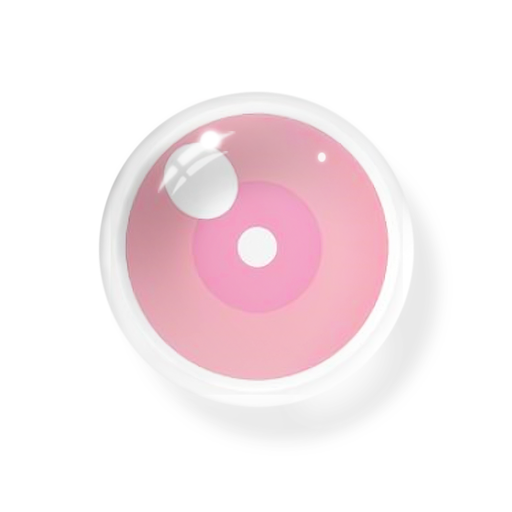 Cosplay Demon Slayer Nezuko Light Pink Colored Contact Lenses