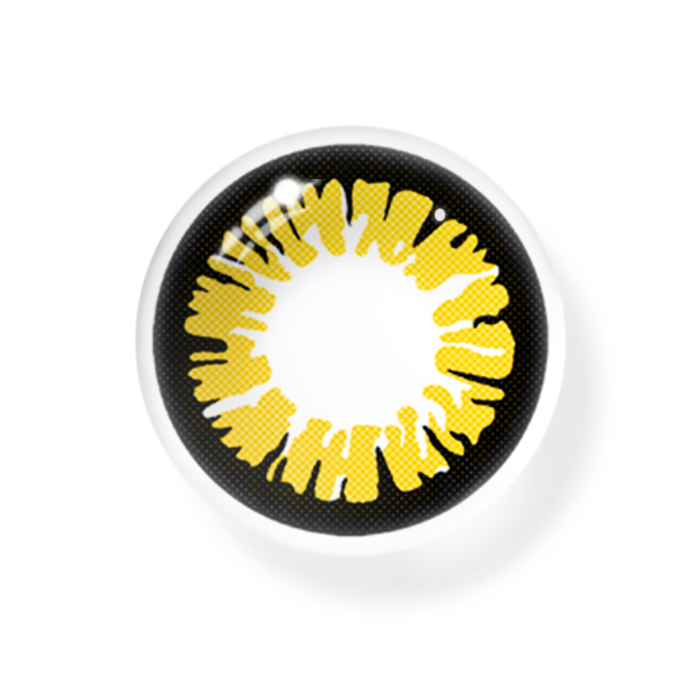 Cosplay Cyberpunk Yellow Colored Contact Lenses