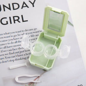 Cartoon Dinosaur Colored Contact Lens Case