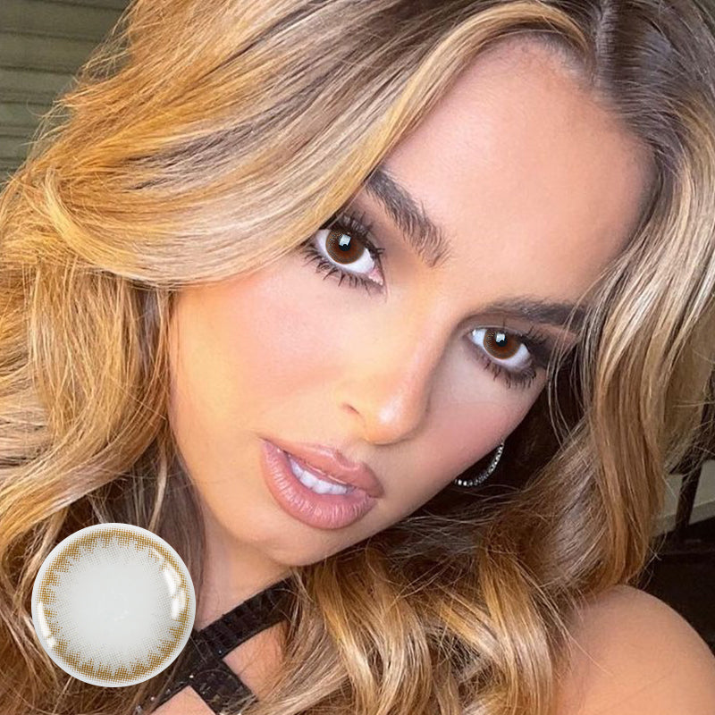 Adriene Brown Prescription Colored Contact Lenses