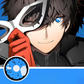 Cosplay Black Lobelia-Blue Colored Contact Lenses