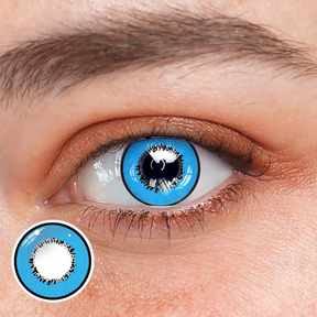 Cosplay Element Blue Prescription Colored Contact Lenses