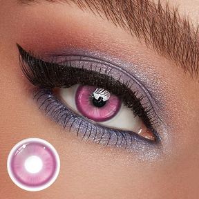 Cosplay Fairy Rose Pink Colored Contact Lenses