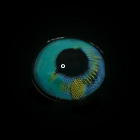 Cosplay Anime Green Prescription Colored Contact Lenses