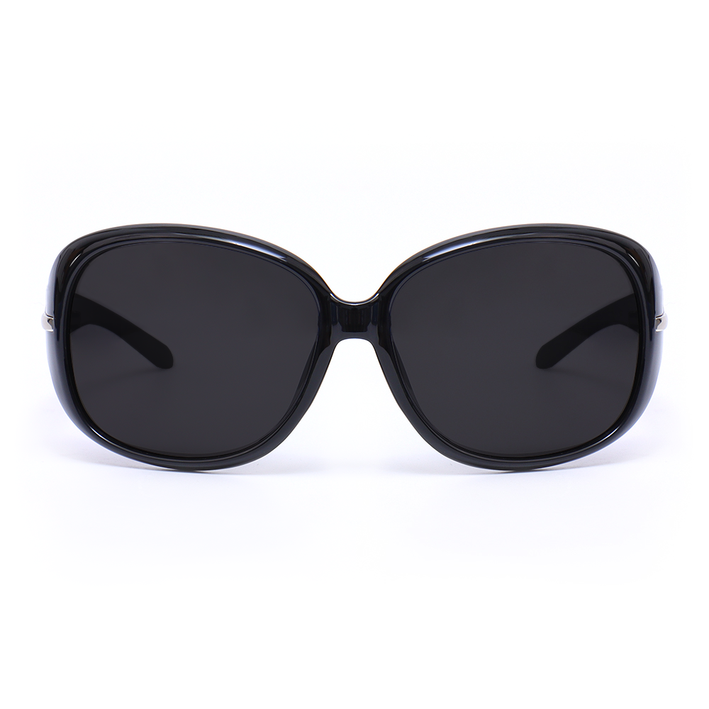 Anna Oversized Black Sunglasses