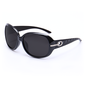 Anna Oversized Black Sunglasses