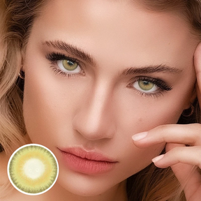 LA GIRL Green Prescription Colored Contact Lenses