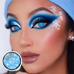 Cosplay Glaciar Blue Colored Contact Lenses