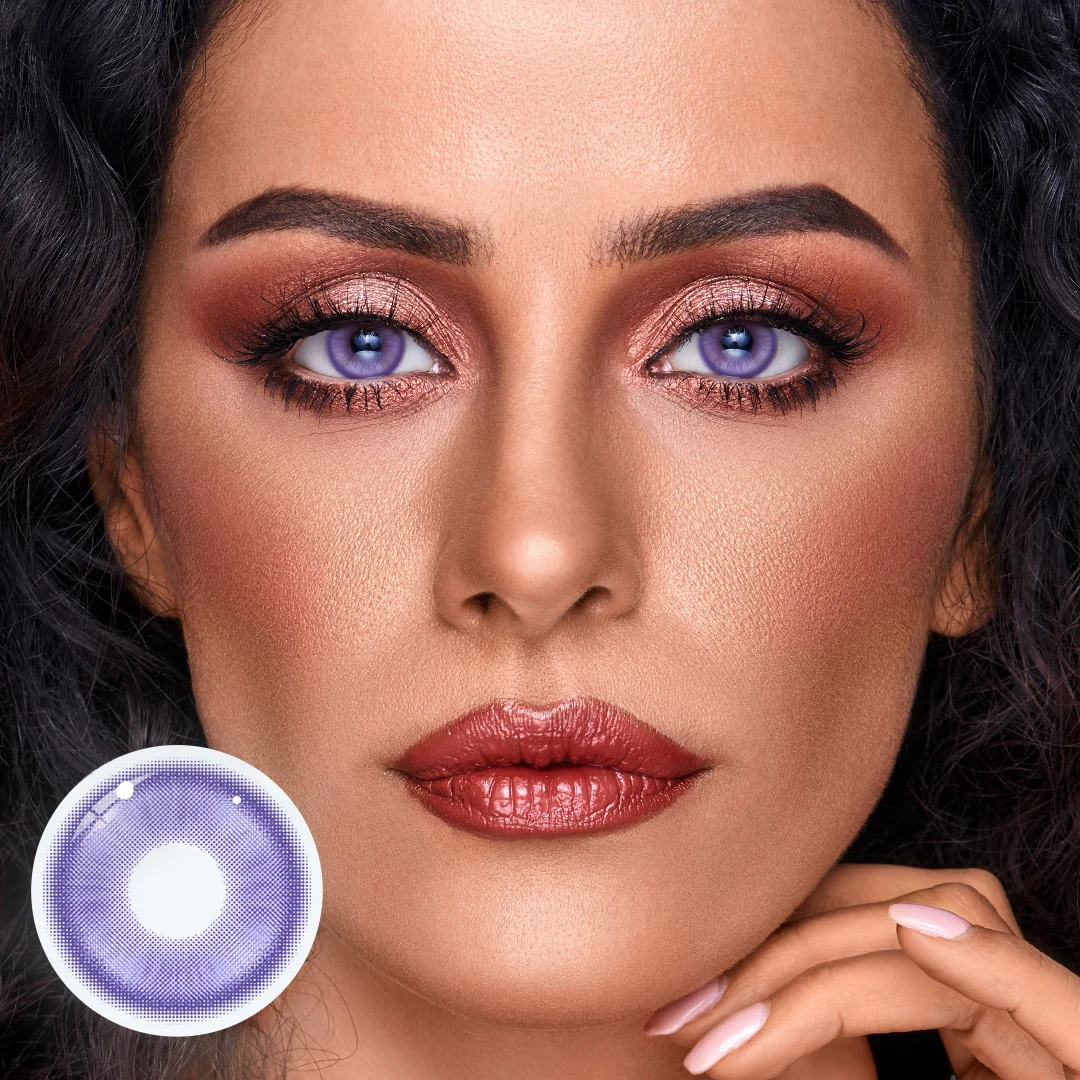 Cosplay Fairy Blue Purple Colored Contact Lenses