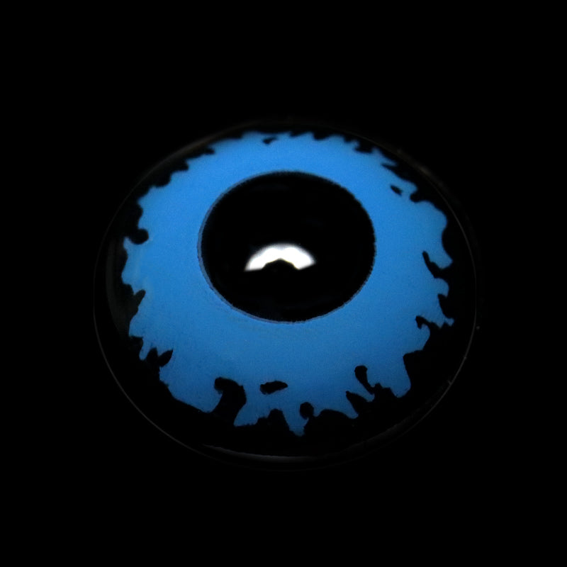 Cosplay Demonlord Mammon Dark Blue Colored Contact Lenses