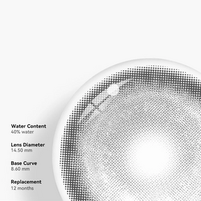 Cosplay KOI Gray Colored Contact Lenses