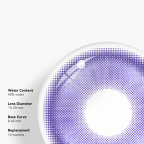 Cosplay Fairy Blue Purple Colored Contact Lenses