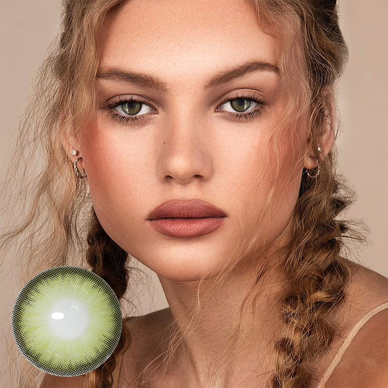 Dawn Green Colored Contact Lenses