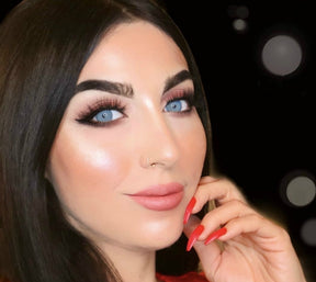 New York Blue Prescription Colored Contact Lenses