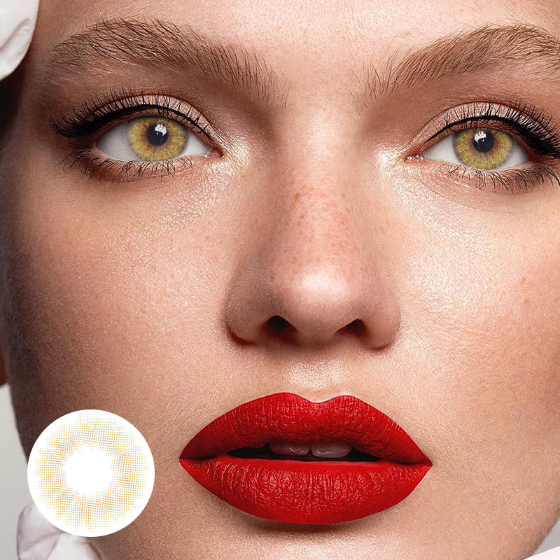 Perla Brown Prescription Colored Contact Lenses