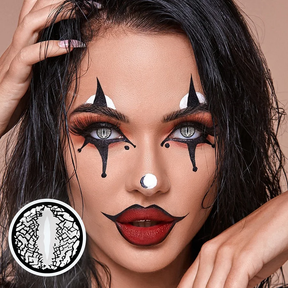 Halloween LizardEye Sliver Colored Contact Lenses