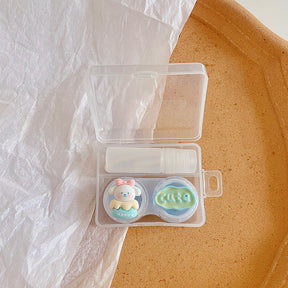 Cute Cartoon Animal Colored Contact Lens Case