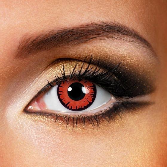 Cosplay RED WIZARDS Colored Contact Lenses
