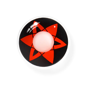 Cosplay NARUTO Uchiha Sasuke Shalingan Red Prescription Colored Contact Lenses