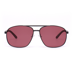 Antonia Aviators Red Sunglasses