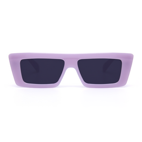 Yolanda Rectangle Purple Sunglasses
