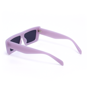 Yolanda Rectangle Purple Sunglasses