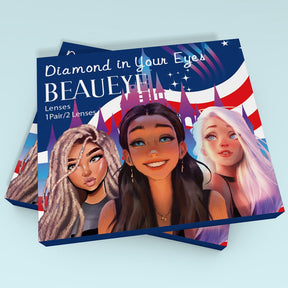 BEAUEYE Tiffany Prescription Clear Contact Lenses