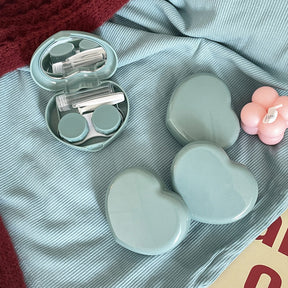 Candy Heart Colored Contact Lens Case